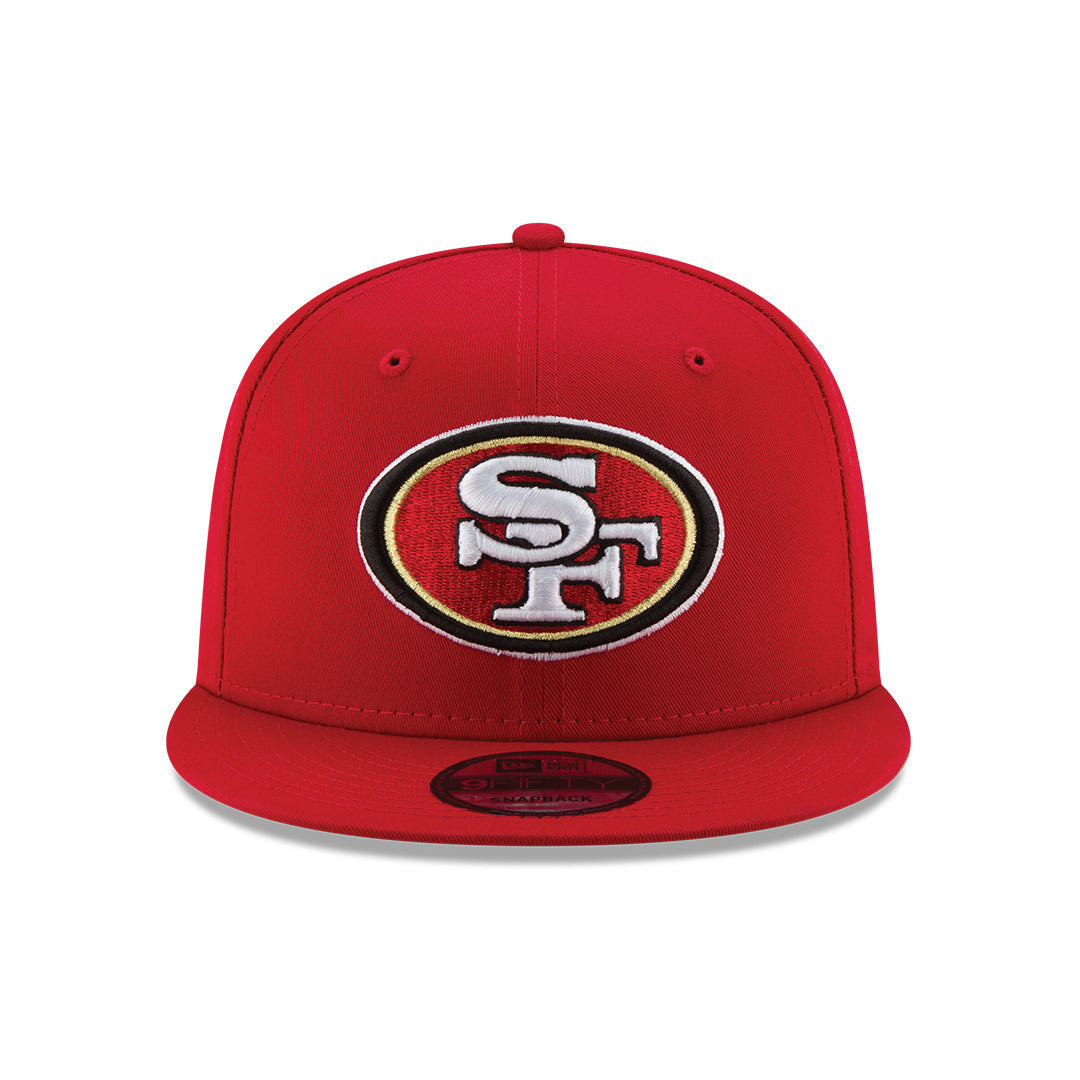 Men's San Francisco 49ers New Era Scarlet Basic 59FIFTY Fitted Hat