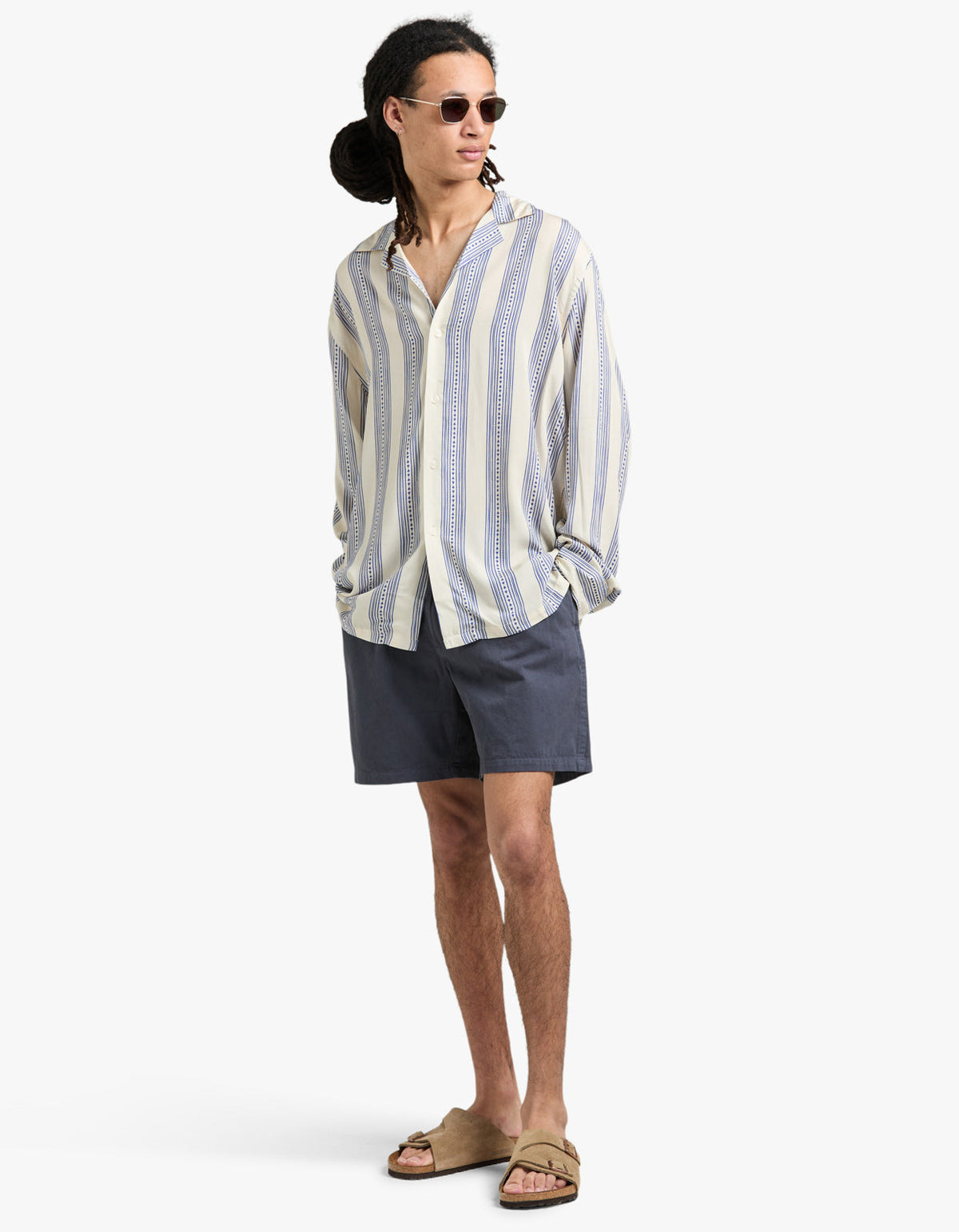 Viscose Long Sleeve Shirt - Havana