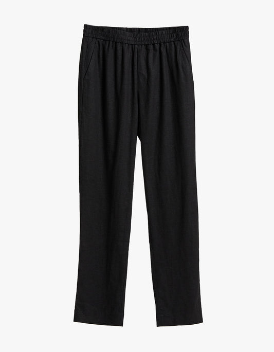 Davis Linen Pant - Black