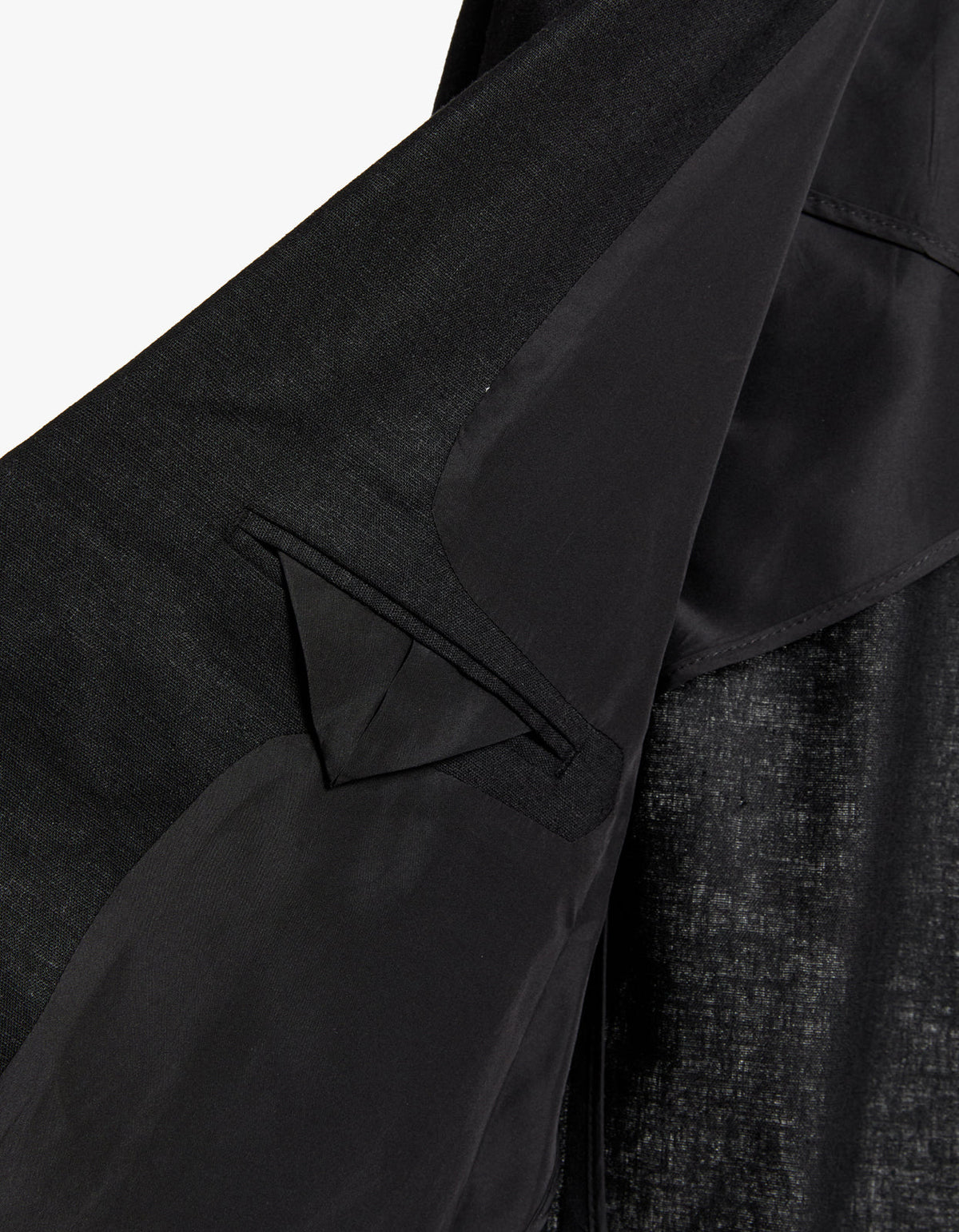 Frank Linen Blazer - Black