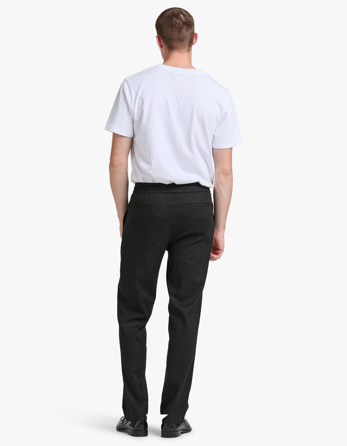 Davis Linen Pant - Black