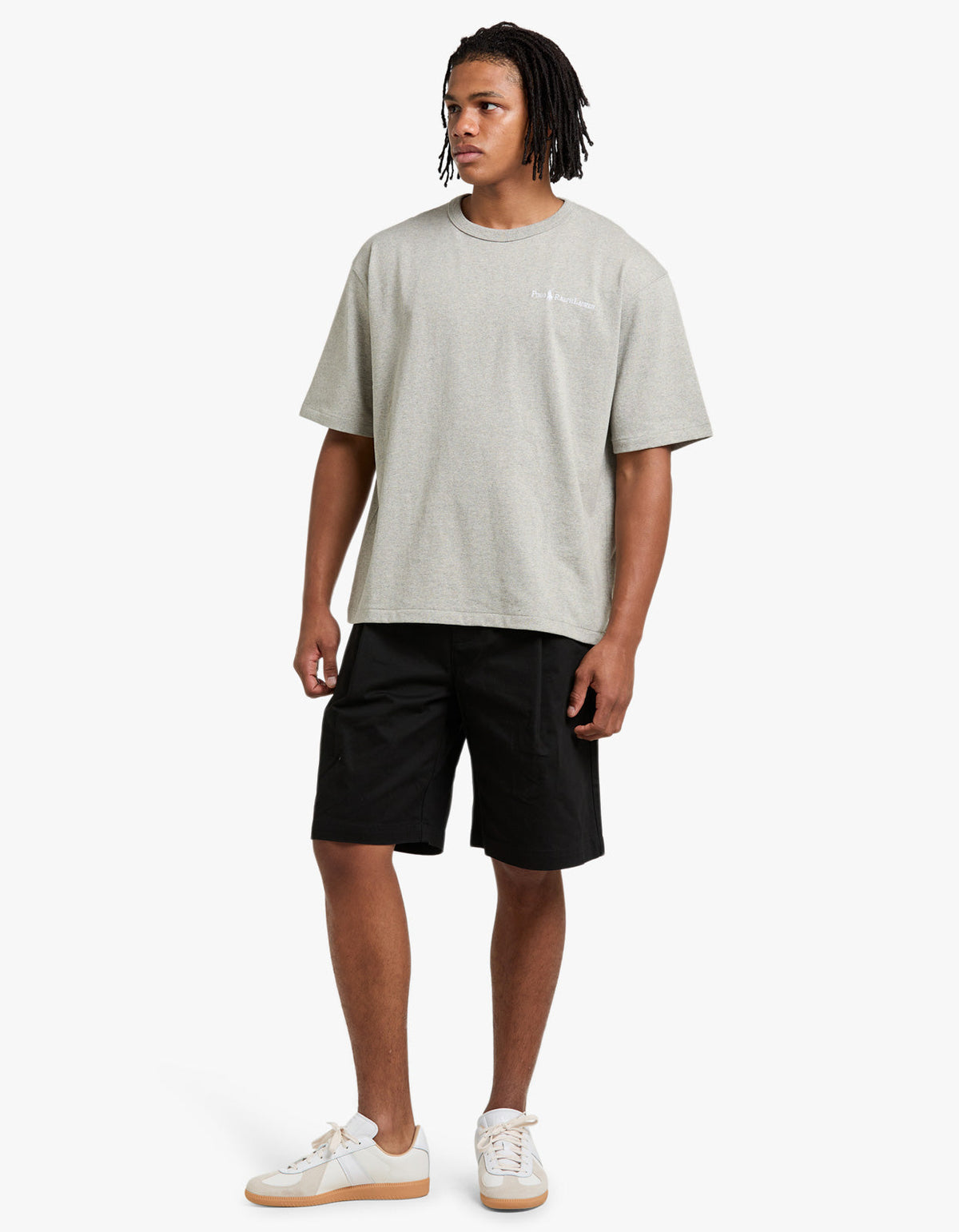 Relaxed Fit Logo Jersey T Shirt - Dark Sport Heather
