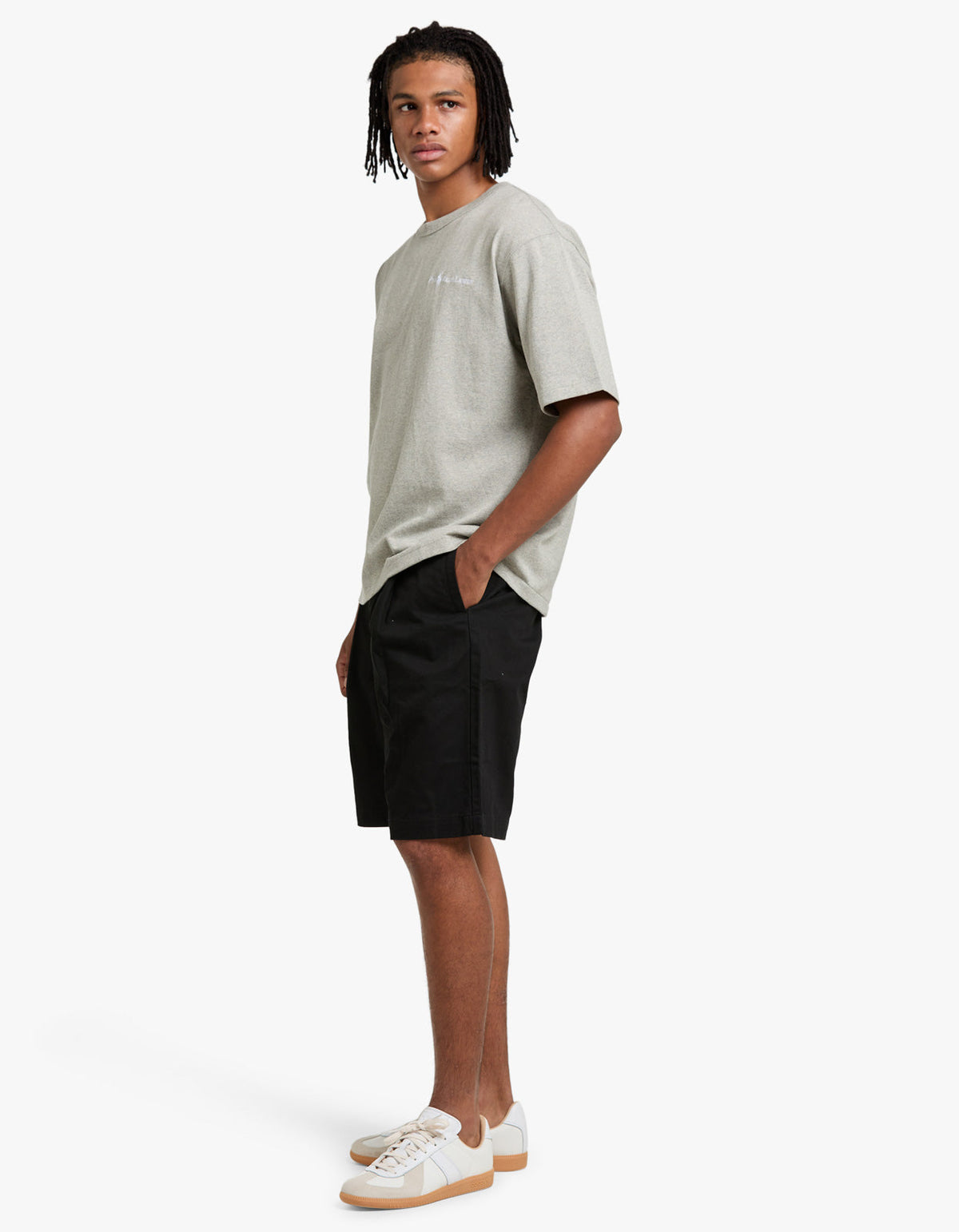 Relaxed Fit Logo Jersey T Shirt - Dark Sport Heather