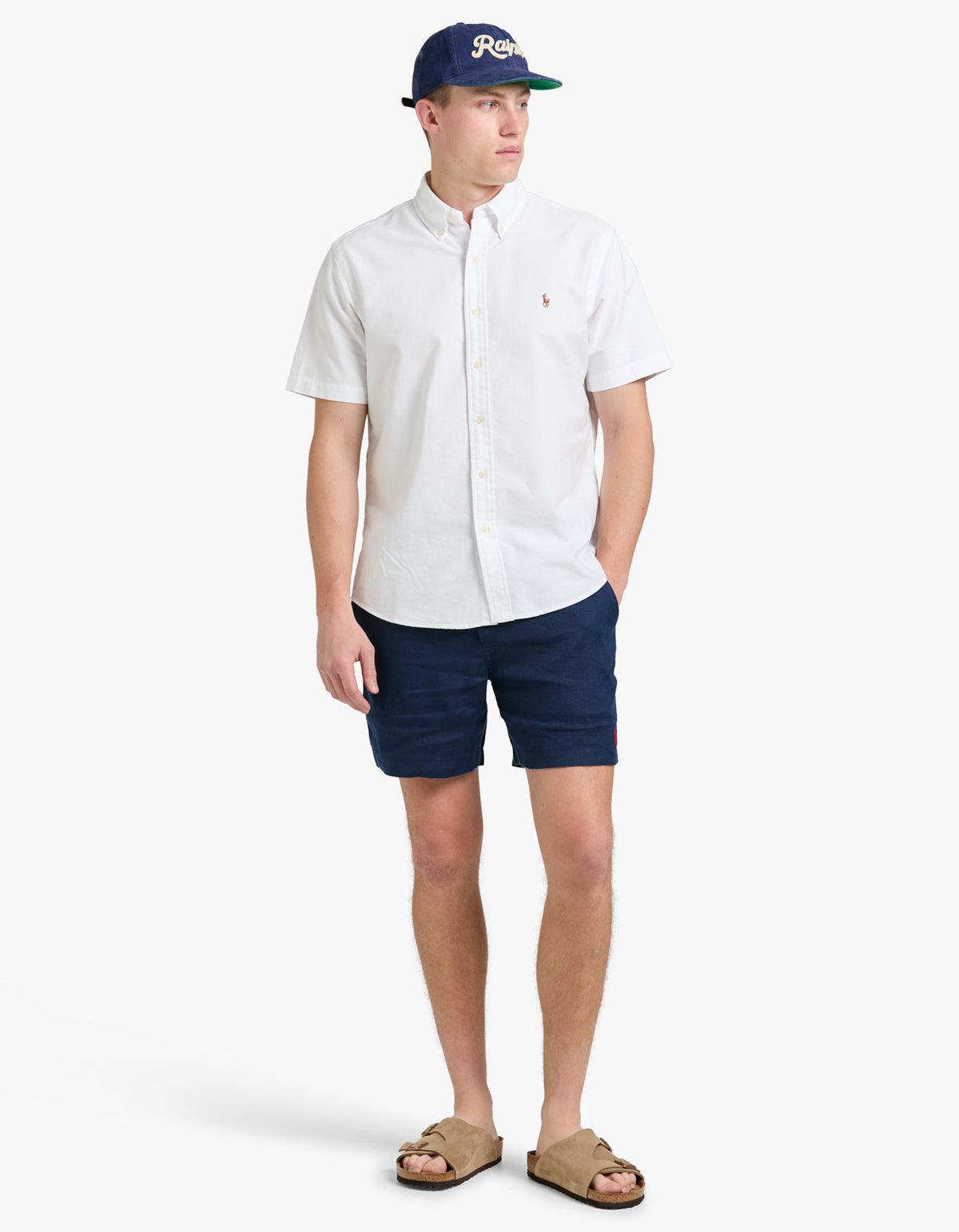 6 Inch Polo Prepster Linen Short - Newport Navy