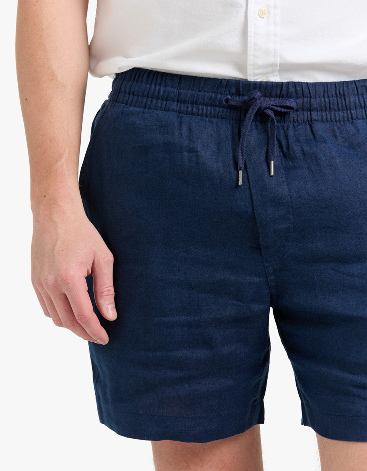 6 Inch Polo Prepster Linen Short - Newport Navy