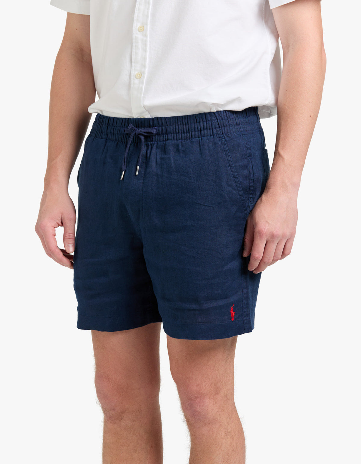6 Inch Polo Prepster Linen Short - Newport Navy