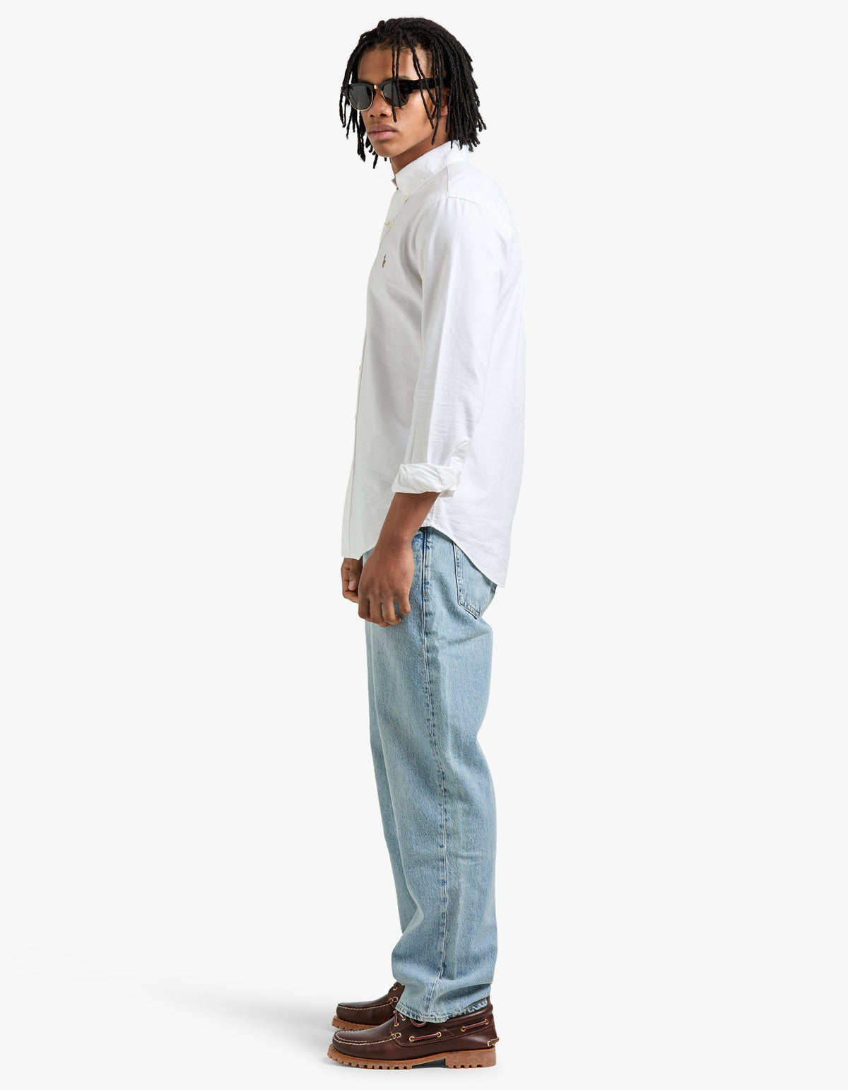Custom Fit Oxford Shirt - White