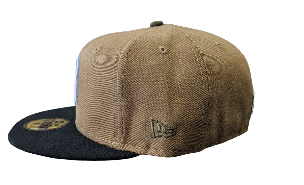 Birmingham Barons "Biff" New Era Southern League Khaki/Black/Olive 59FIFTY Fitted Hat