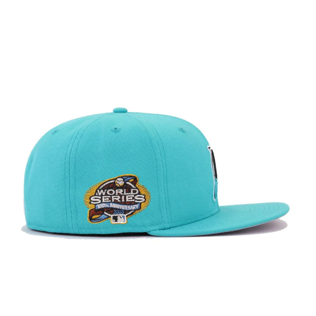 Men's Florida Marlins 2003 World Series Teal 59FIFTY Fitted Hat