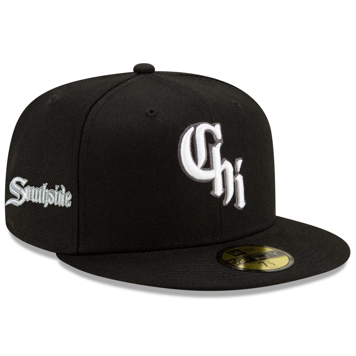 Men's Chicago White Sox New Era Black City Connect Southside 59FIFTY Fitted Hat