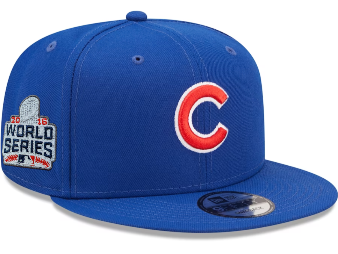 New Era Chicago Cubs 2016 World Series Royal 9FIFTY Snapback Adjustable Hat