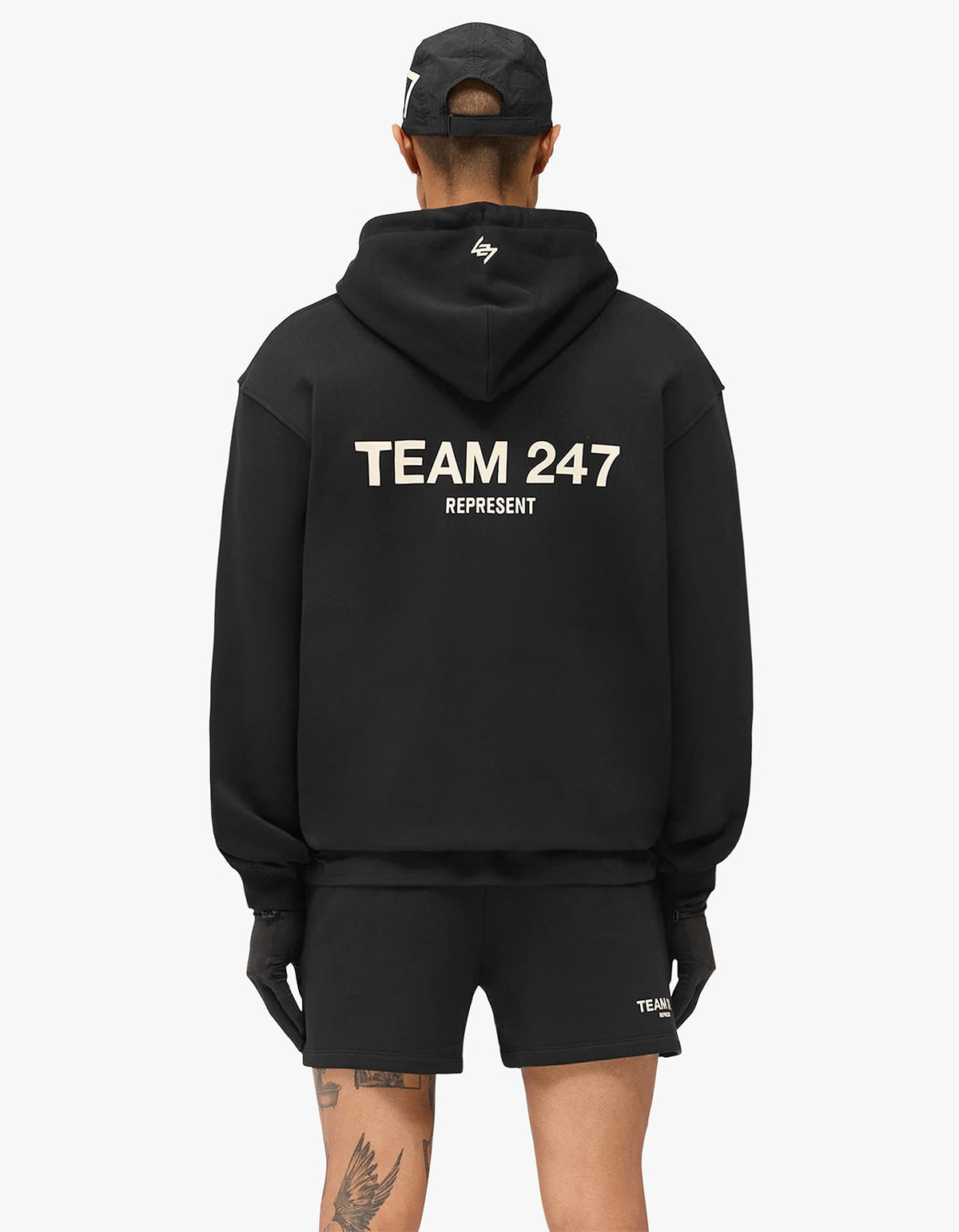 Team 247 Oversized Hoodie - Black