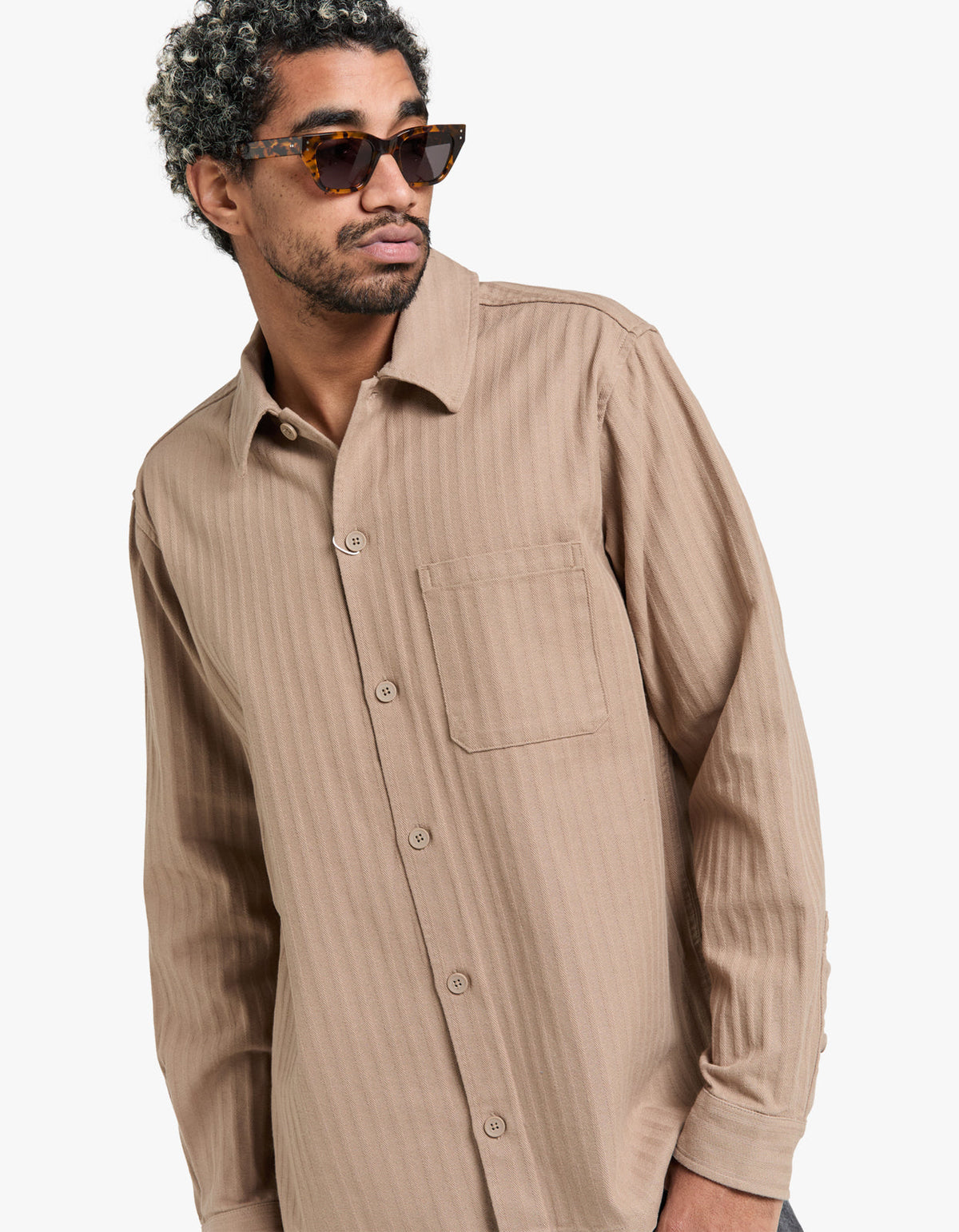 Sadamon JS Overshirt 15662 - Greige