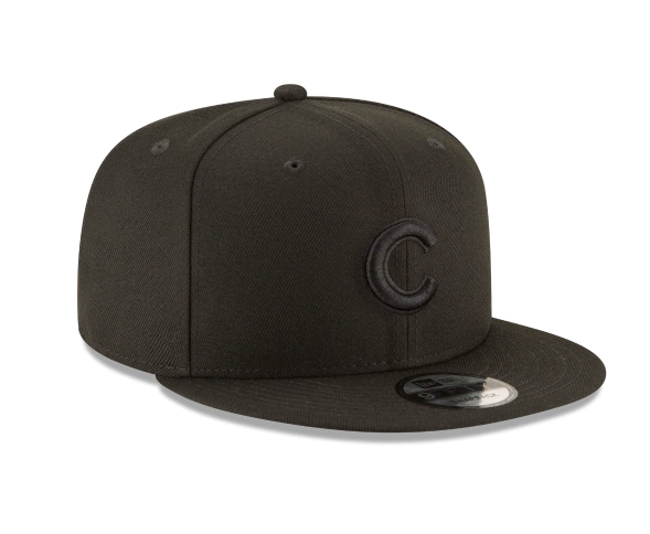 Chicago Cubs Mlb Basic Tonal Black 9Fifty Snapback