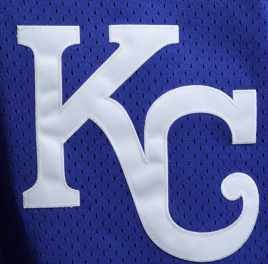 Men’s Mitchell & Ness Authentic Replica Bo Jackson Kansas City Royals 1989 Blue Mesh Batting Practice Jersey