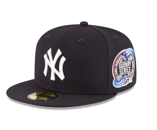 New York Yankees New Era 2000 World Series (Subway Series) Wool 59FIFTY Fitted Hat - Navy