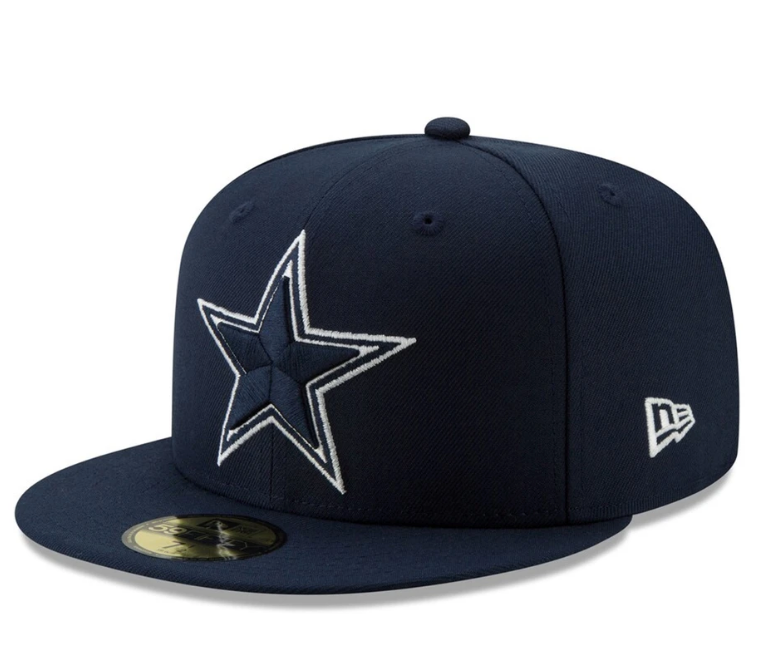 Dallas Cowboys NFL New Era Navy 59FIFTY Fitted Hat