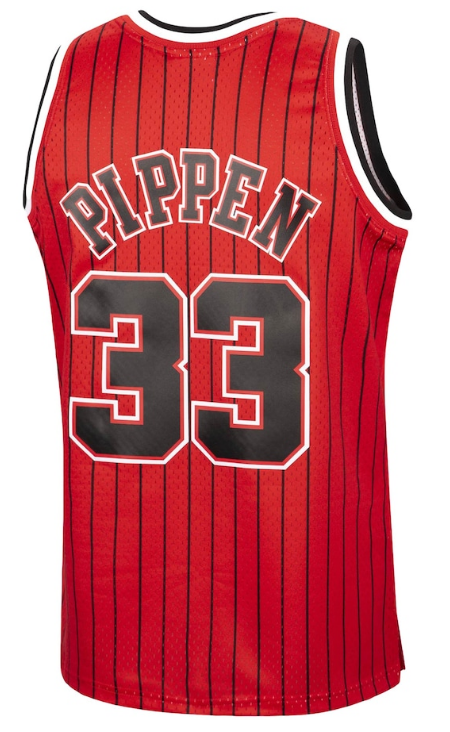 Men's Chicago Bulls Scottie Pippen Mitchell & Ness Hardwood Classics Reload 2.0 Swingman Jersey - Red