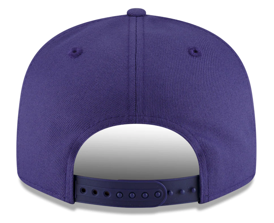 Mens Phoenix Suns NBA 2022 Back Half New Era Purple 9FIFTY Snapback Hat