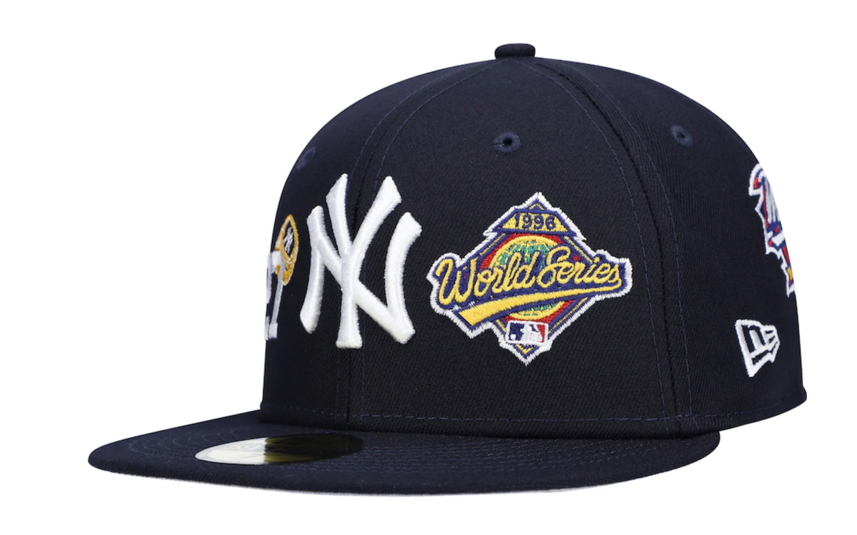 New York Yankees 27 Time World Series Champions Edition Navy New Era 59FIFTY Fitted Hat