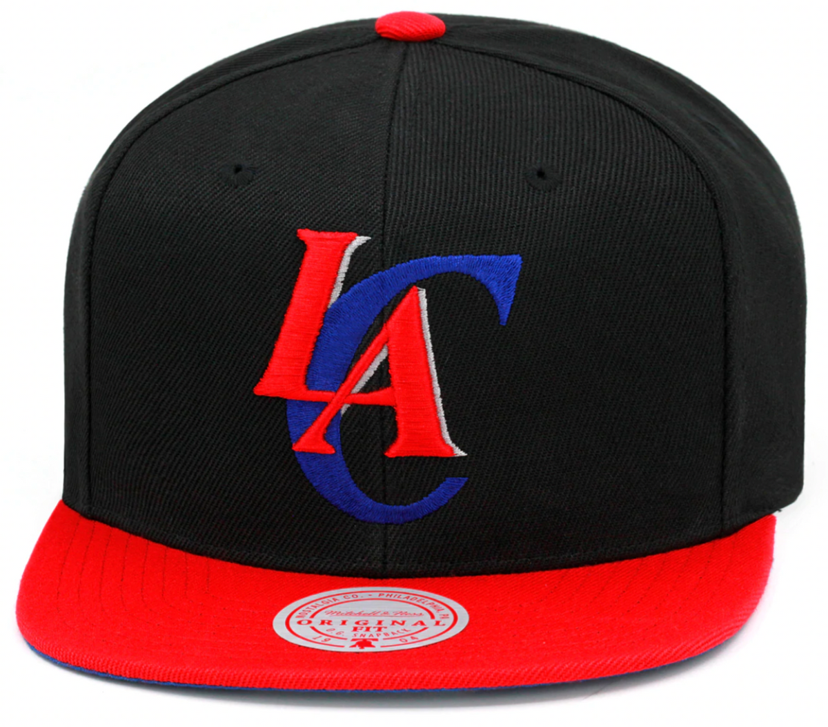 Los Angeles Clippers Mitchell & Ness Hardwood Classics Reload 2.0 Snapback Hat - Black/Red