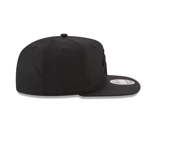 Men's Toronto Raptors New Era Black On Black Color Pack 9FIFTY Snapback Hat