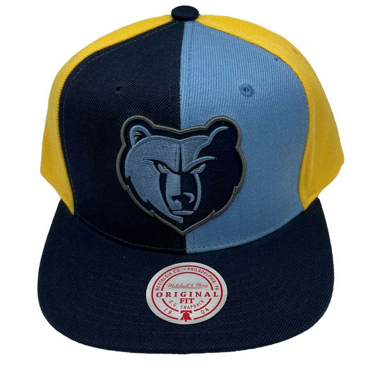 Memphis Grizzlies Mitchell & Ness NBA Pinwheel Snapback Hat