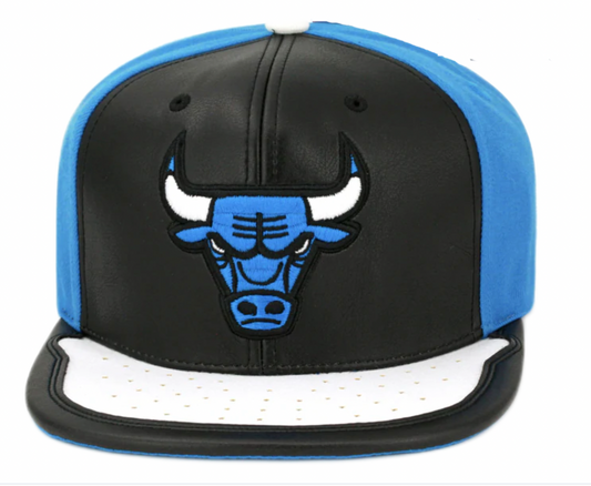 Chicago Bulls Day One Black/Blue/White Mitchell & Ness Snapback Hat