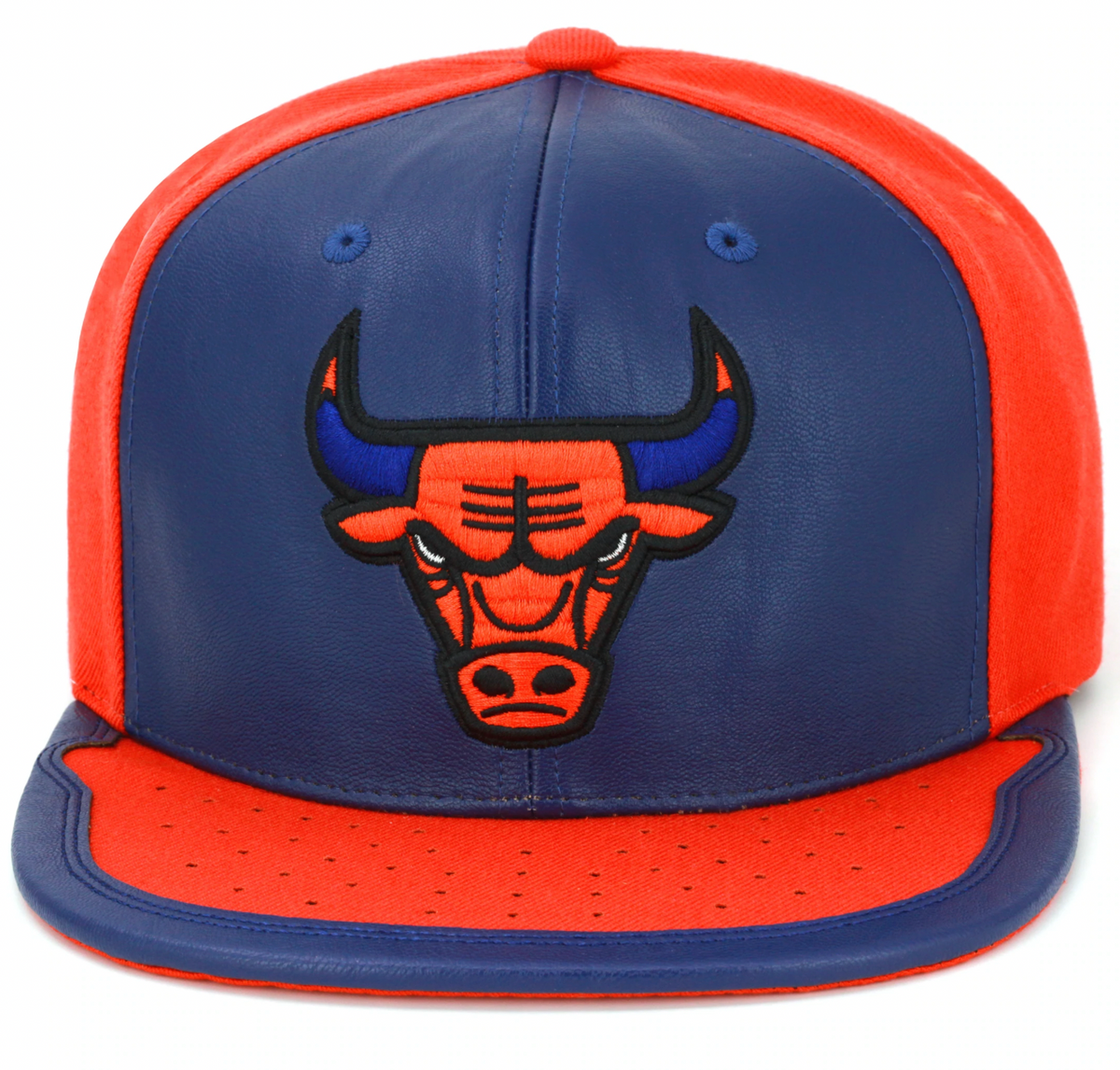 Chicago Bulls Day One Knicks Orange/Navy Mitchell & Ness Snapback Hat