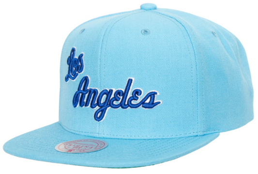 Mens NBA Los Angeles Lakers Blue Team Ground 2.0 Snapback Hat By Mitchell And Ness