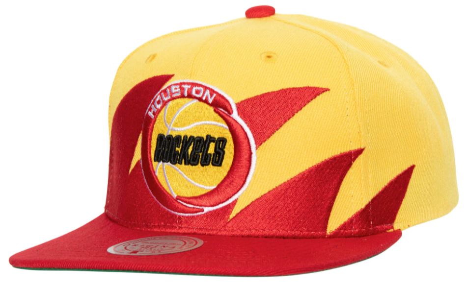Houston Rockets Sharktooth Mitchell & Ness Snapback Hat