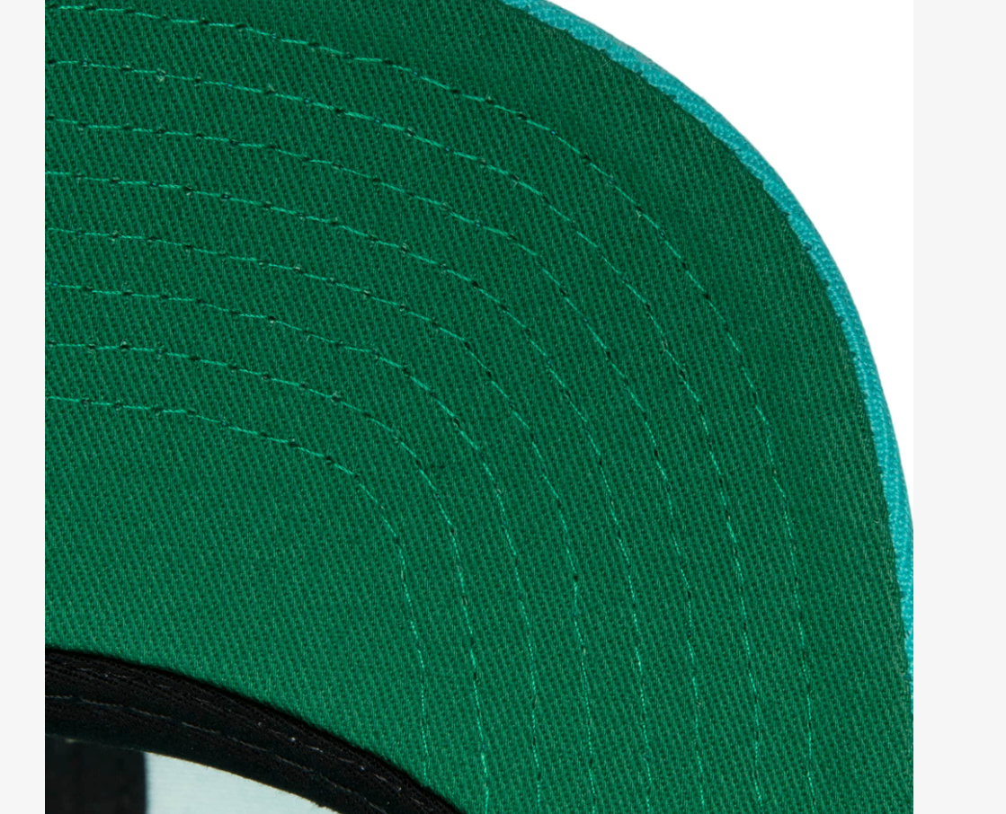 Men's Mitchell & Ness San Antonio Spurs Ground 2.0 Teal Adjustable Snapback Hat
