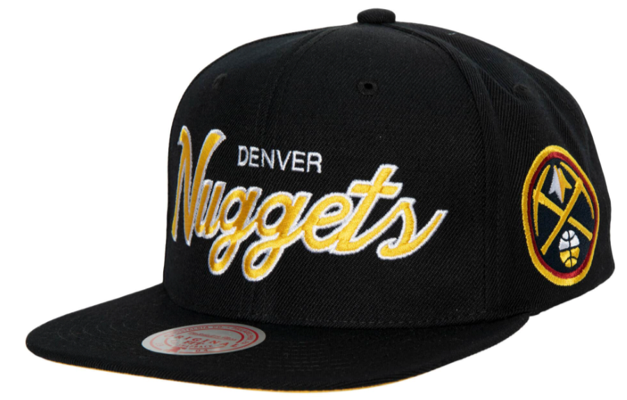 Denver Nuggets Team Script 2.0 Mitchell & Ness Snapback Hat