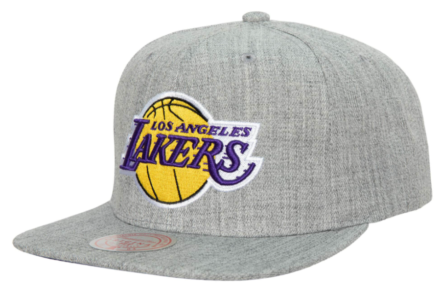 Los Angeles Lakers Gray Heathered 2.0 Mitchell & Ness Snapback Hat