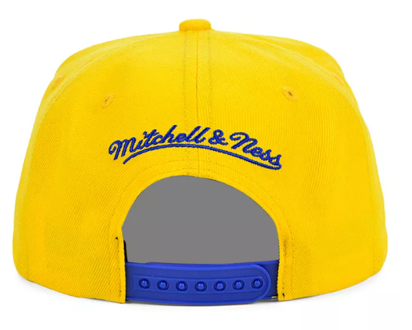 Men's Denver Nuggets NBA Core Basic Gold/Royal HWC Mitchell & Ness Snapback Hat