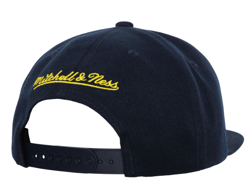 Men's Indiana Pacers NBA Core Basic Navy Mitchell & Ness Snapback Hat