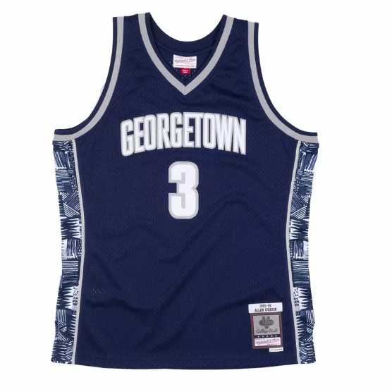 Men's Georgetown Hoyas Allen Iverson Mitchell & Ness Swingman Jersey