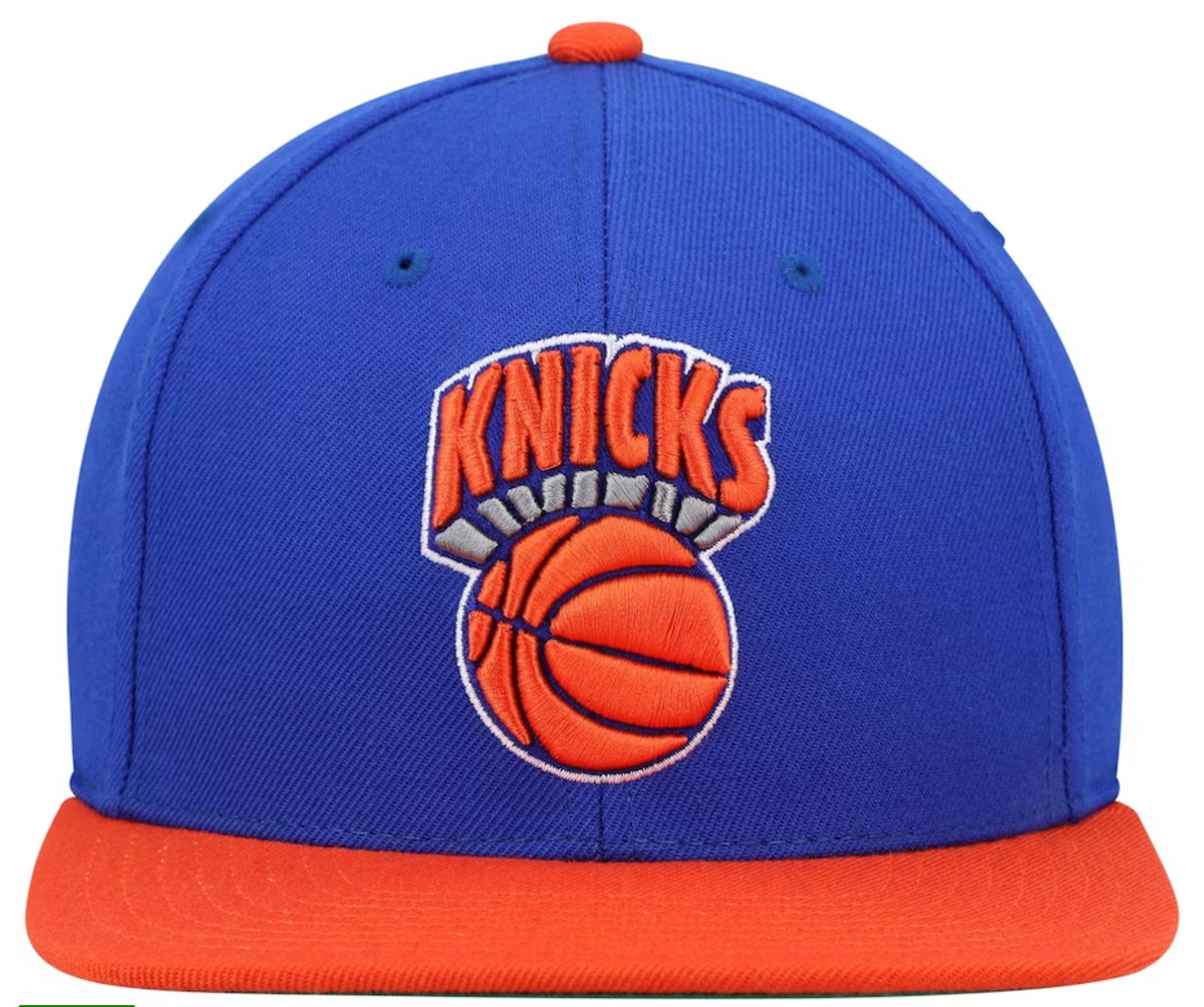 Men's New York Knicks Mitchell & Ness NBA 2-Tone 2.0 Snapback Hat