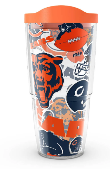 Chicago Bears All Over Print 24 oz. Tervis Tumbler