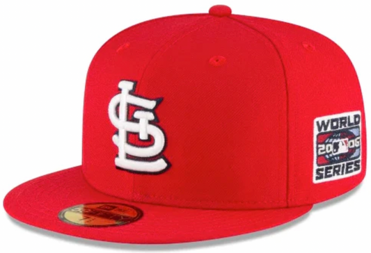St. Louis Cardinals New Era 2006 World Series Wool 59FIFTY Fitted Hat - Red