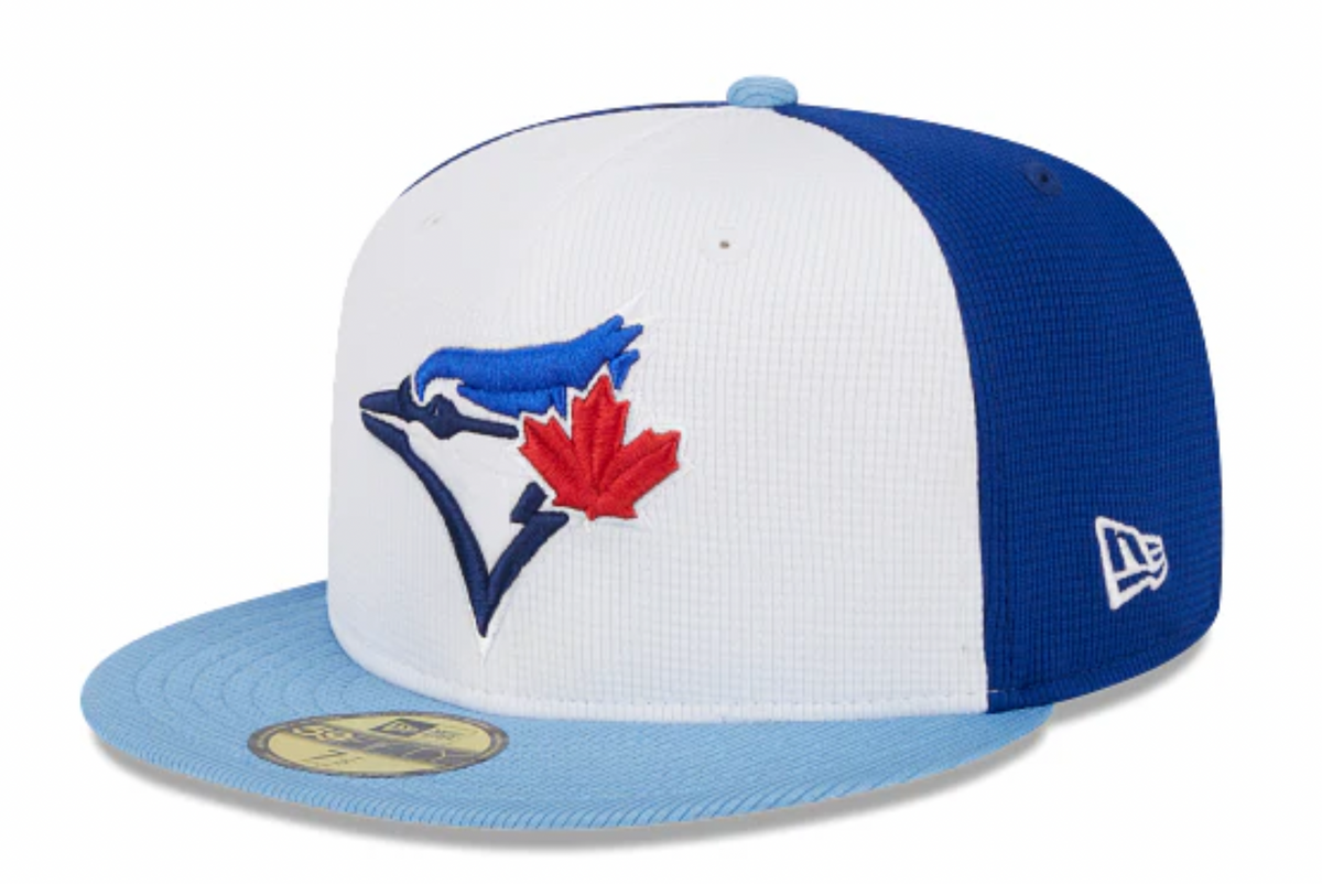 Toronto Blue Jays New Era White/Blue 2024 Spring Training 59FIFTY Fitted Hat
