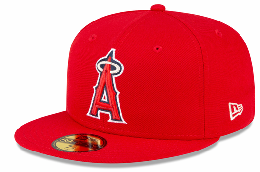 Men's Anaheim Angels New Era Red Game Authentic Collection On-Field 59FIFTY Fitted Hat