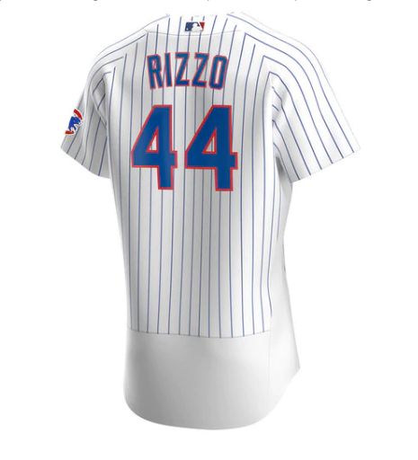 Men's Chicago Cubs Anthony Rizzo Nike White Home Authentic Player Jersey