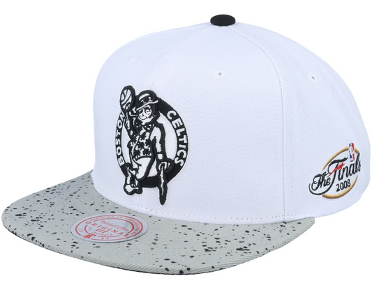 Men's Boston Celtics Mitchell & Ness Cement Top Snapback Hat