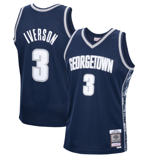 Men's Georgetown Hoyas Allen Iverson Mitchell & Ness Swingman Jersey
