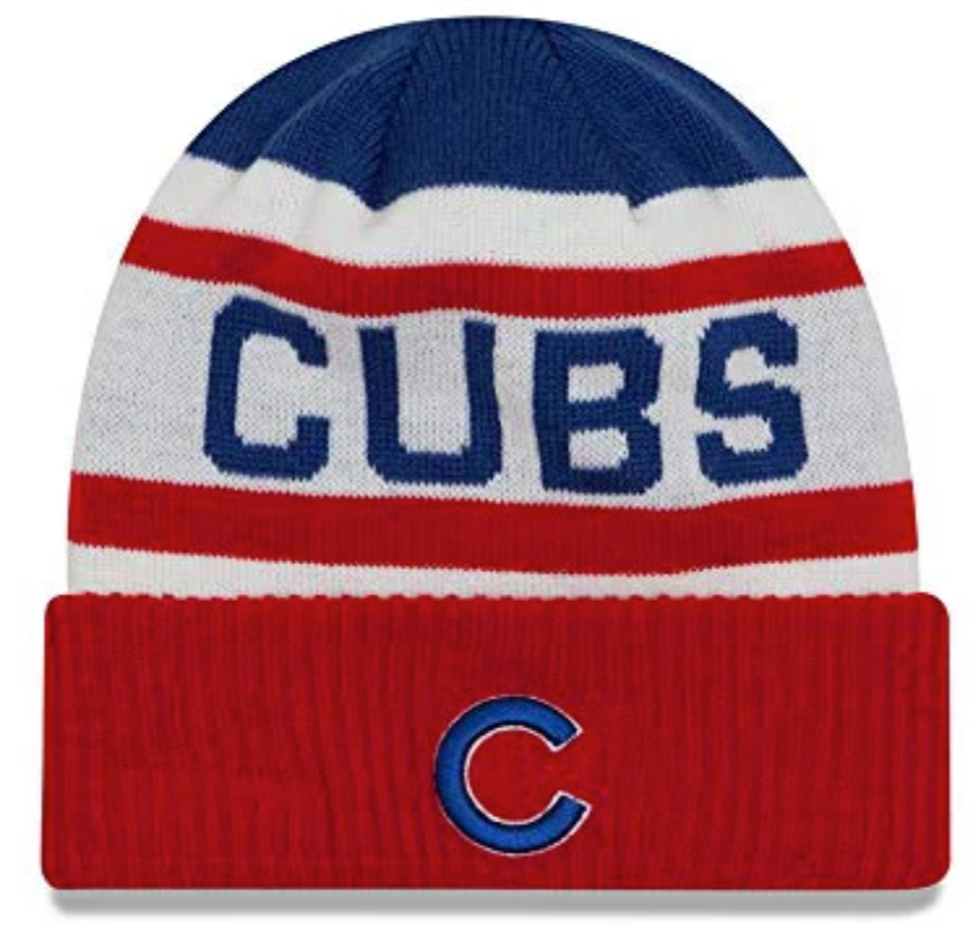 Chicago Cubs Biggest Fan 2  “C” Logo Knit Hat By New Era