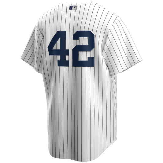 Men's Nike Mariano Rivera #42 White New York Yankees Home Official Replica Player Jersey