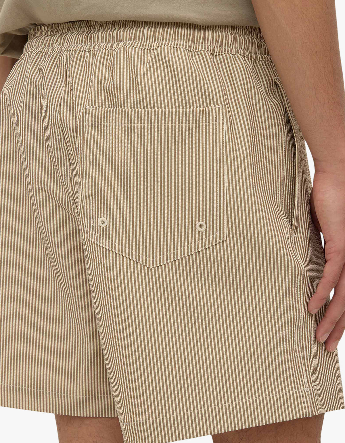 Ward Swim Short - Biscuit/Limestone