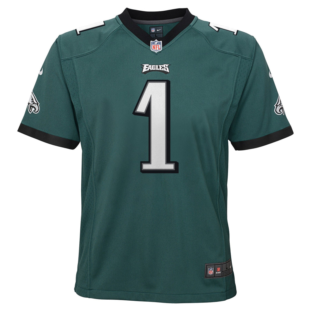 Youth Jalen Hurts Philadelphia Eagles Green Nike Game Jersey