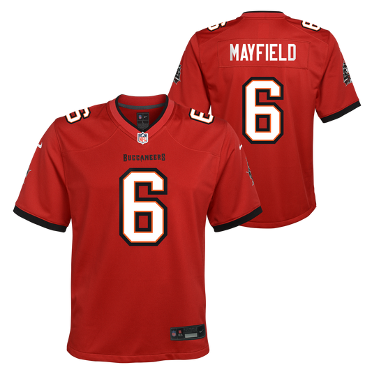 Youth Tampa Bay Buccaneers Baker Mayfield Nike Red Nike Game Jersey